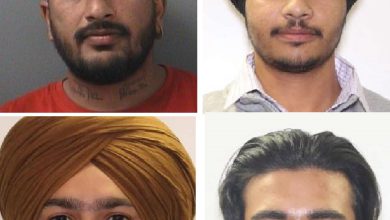 Peel Regional Police are seeking four suspects of Indian origin in connection with an aggravated assault in Brampton, Ontario.