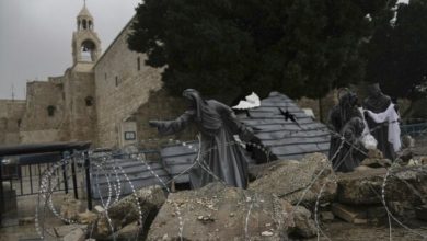 No one is celebrating Christmas today in Bethlehem, where Jesus was born