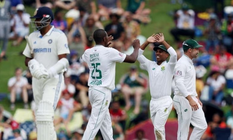 India and There was a disruption in the test between Africa, who did the miracle and beat?