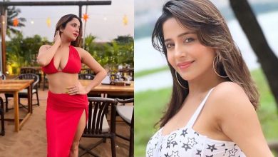 Kate Sharma set social media on fire in a red dress