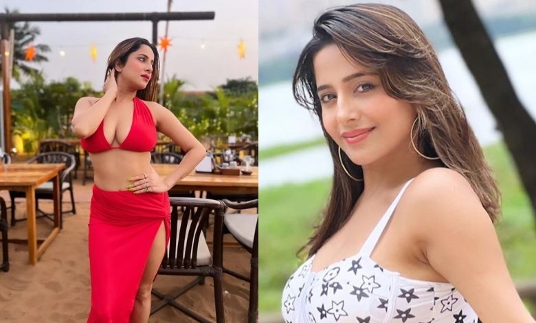 Kate Sharma set social media on fire in a red dress