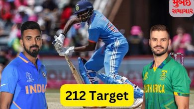 SA VS IND 2ODI: South Africa set a target of 212 to win against India