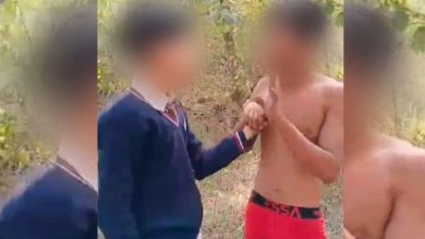 For 200 rupees, a minor student was beaten half-naked, a video was made