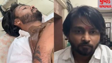 Allegation of beating up youth by police Supporter in Rajkot