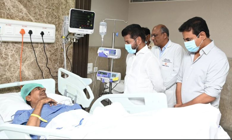 CM Revanth Reddy reached the hospital to inquire about KCR