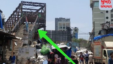 Locals protest against breaking bridge connecting Dharavi