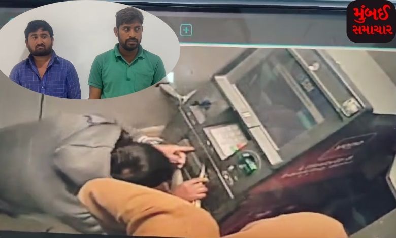 Two members of the gang who took money from ATMs were caught