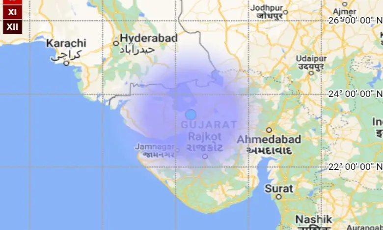 Earthquake shakes Kachchh region in Gujarat, measuring 3.9 on the Richter scale