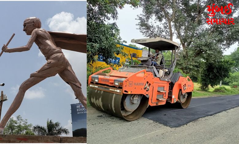 Vibrant buzz in Ahmedabad, 70 roads of the city will be repaired, new sculptures will be installed