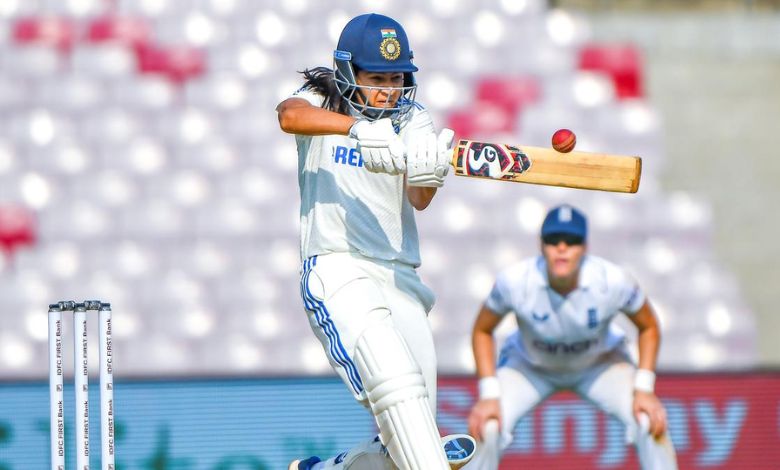 IND VS ENG Test: Indian women's team made history on the first day