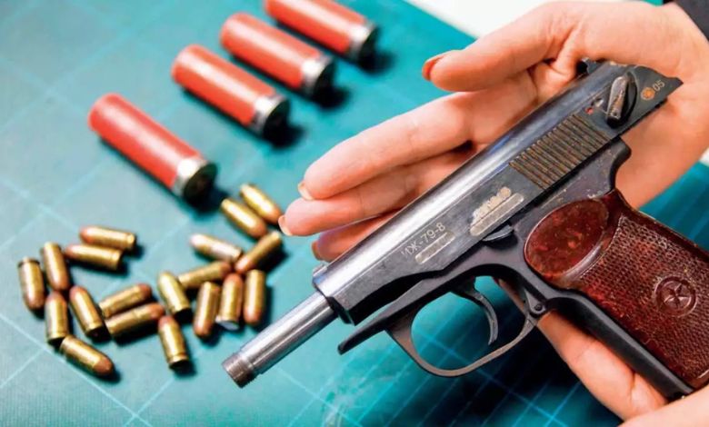 ATS nabbed the youth in a warehouse with a pistol and 28 cartridges