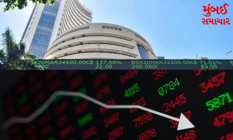 stock market snaps rally: nifty slips below 21,450