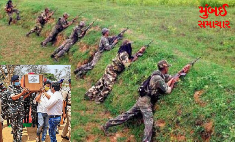 A major attack by Naxalites in Narayanpur area before the swearing