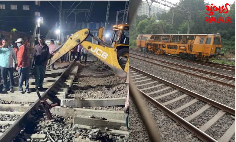 There will be a night block on this line tomorrow night in Central Railway