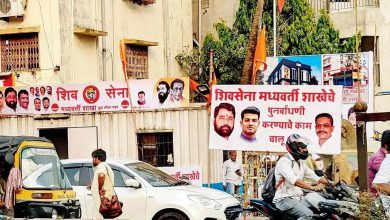 Controversy over Shiv Sena branch running in containers in Thane