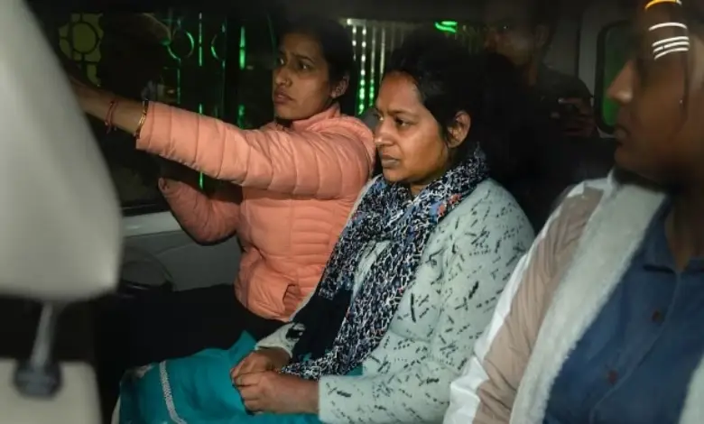 Neelam Azad (centre) has sought a writ of habeas corpus for her production before the high court as well as an order to "set her at liberty