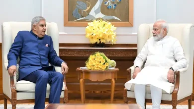 PM Modi &V-P Dhankhar