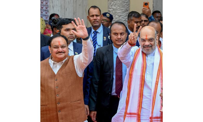 JP Nadda & Amit Shah