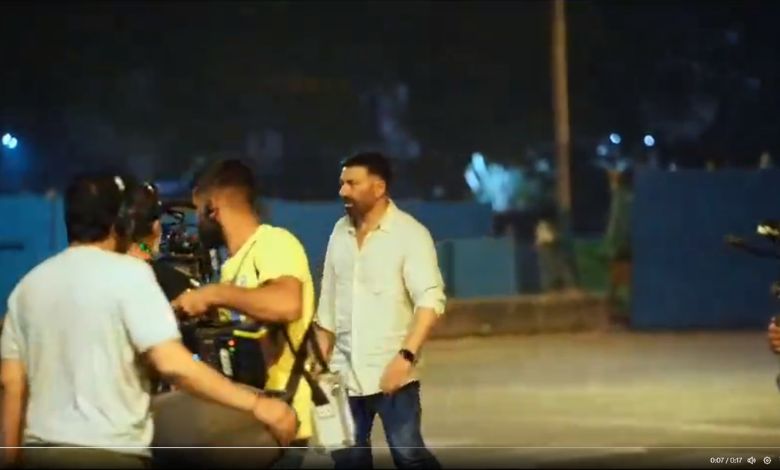 What is the authenticity of the video of Sunny Deol walking on the road drunk?