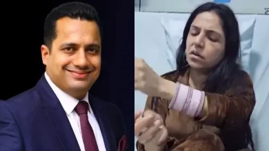 "Medical document confirming injury marks on Vivek Bindra's wife"