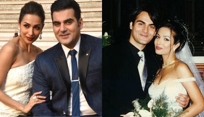 Arbaaz Khan with his son at his wedding; speculation surrounds reason for first marriage ending.