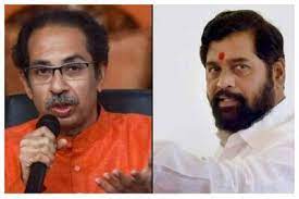 Two leaders from Uddhav Thackeray's Shiv Sena faction switching sides and joining Eknath Shinde's group.