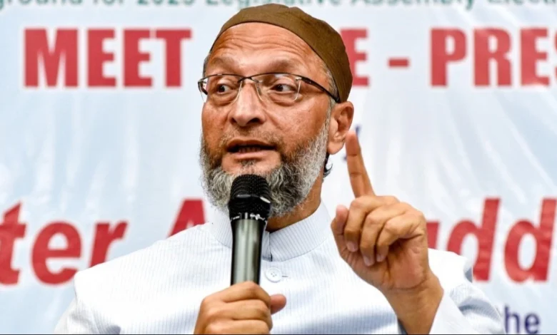 Owaisi taunts BJP, 'Even if you write Jai Shri Ram in the exam, you get 50 percent marks'