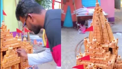Parle-G Biscuit Temple; Ayodhya; Ram Mandir; West Bengal; Viral Video