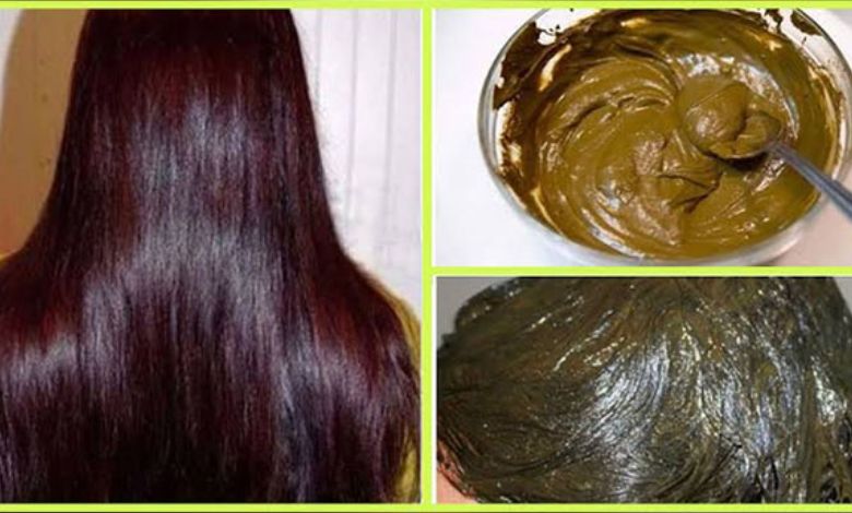 Apply henna in this way, the hair will be black and long