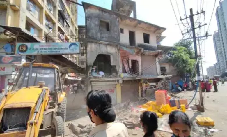 Thane Municipality's campaign against illegal construction