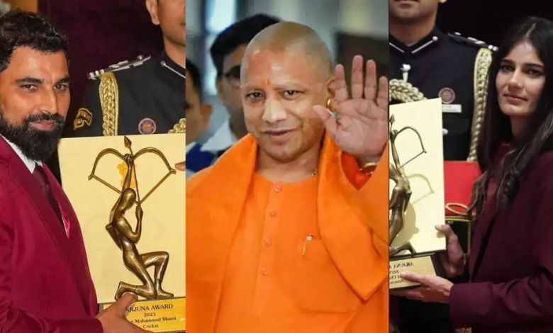 Yogi Adityanath tells two Arjuna award winners, 'You are the pride of the state'