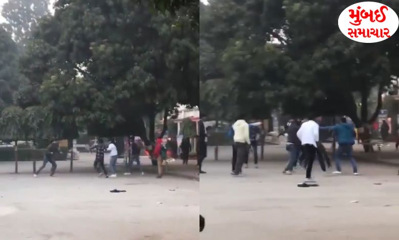 Fighting and firing between two groups of students in a UP college