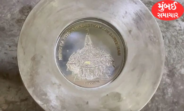 A Muslim family carved a replica of Ram Mandir and minted special coins