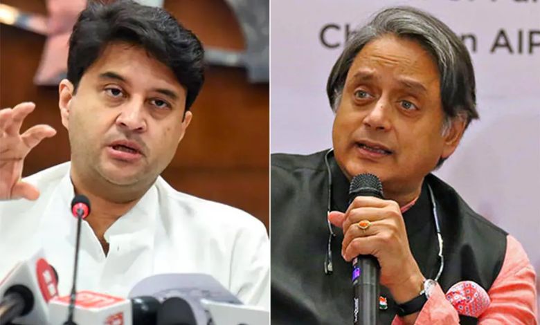 Tharoor and Scindia clash over issues like flight delay, pilot slapping