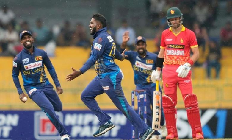 Sri Lanka bowled out Zimbabwe for 82 to win the series