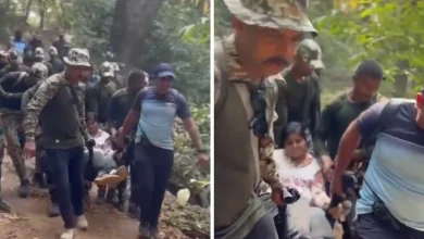 Salam Mumbai Police: The woman who went for trekking was rescued by the police, the video went viral