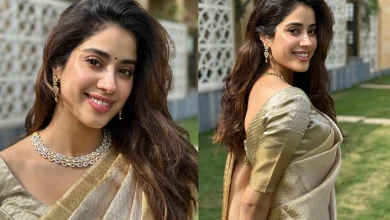 Bollywood actress stuns in a saree, sending fans into a frenzy.