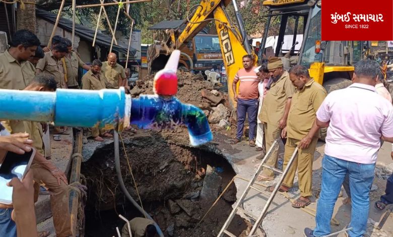 Laughter! Water supply restored in Sion, Koliwada, Wadala