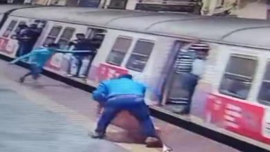 Railway employee saves life of passenger who fell from moving train, video goes viral