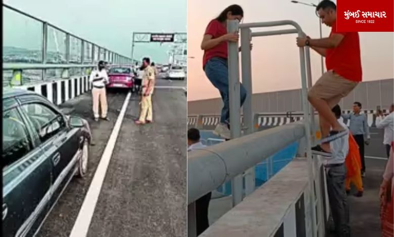 If you want to do something like this on 'Atal Setu', be warned: Action will be taken