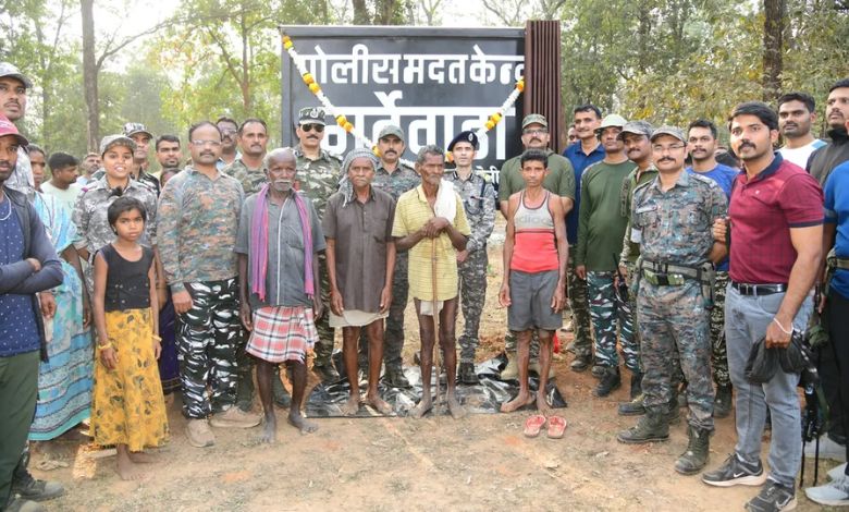 In Gadchiroli, 1000 personnel set up a police post in 24 hours