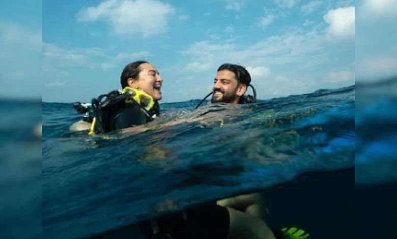 Who Sonakshi Sinha dived with in Andaman, post viral on social media