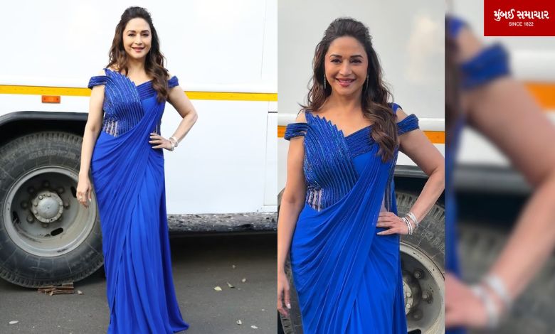 Husna's Pari gave a killer pose in a blue outfit... fan's excitement increased...