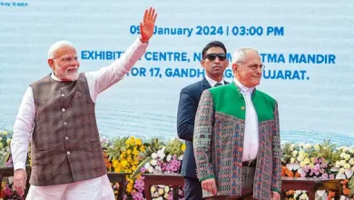 Prime Minister Narendra Modi inaugurates the 2024 Vibrant Gujarat Global Summit.