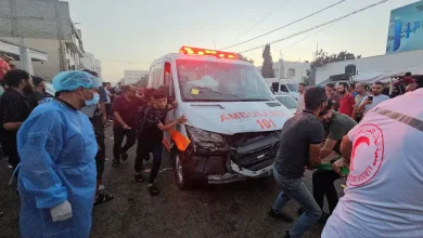 Gaza ambulance bombing; Israel denial; Red Crescent incident; Middle East conflict; Palestinian casualties; international response