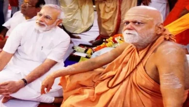 Pm Modi and Puri Shankaracharya Nischalananda