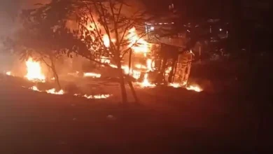 Hyderabad-Bangalore Highway bus fire