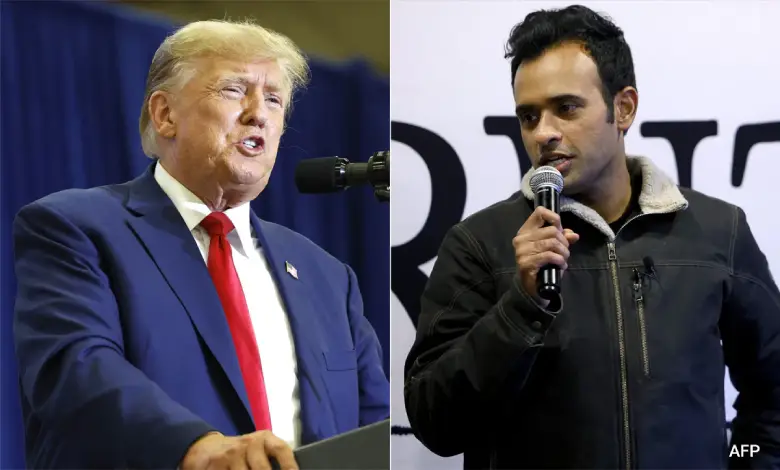 US Election 2024; Donald Trump; Vivek Ramaswamy