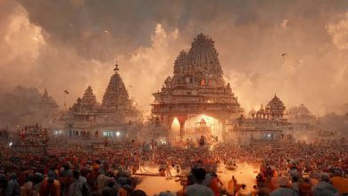Ayodhya 500 years ago by AI