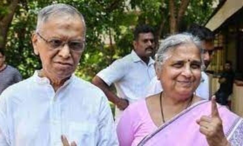 Narayan Murthy and Sudha Murthy